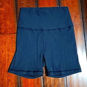 Aerie ribbed high waist bike shorts